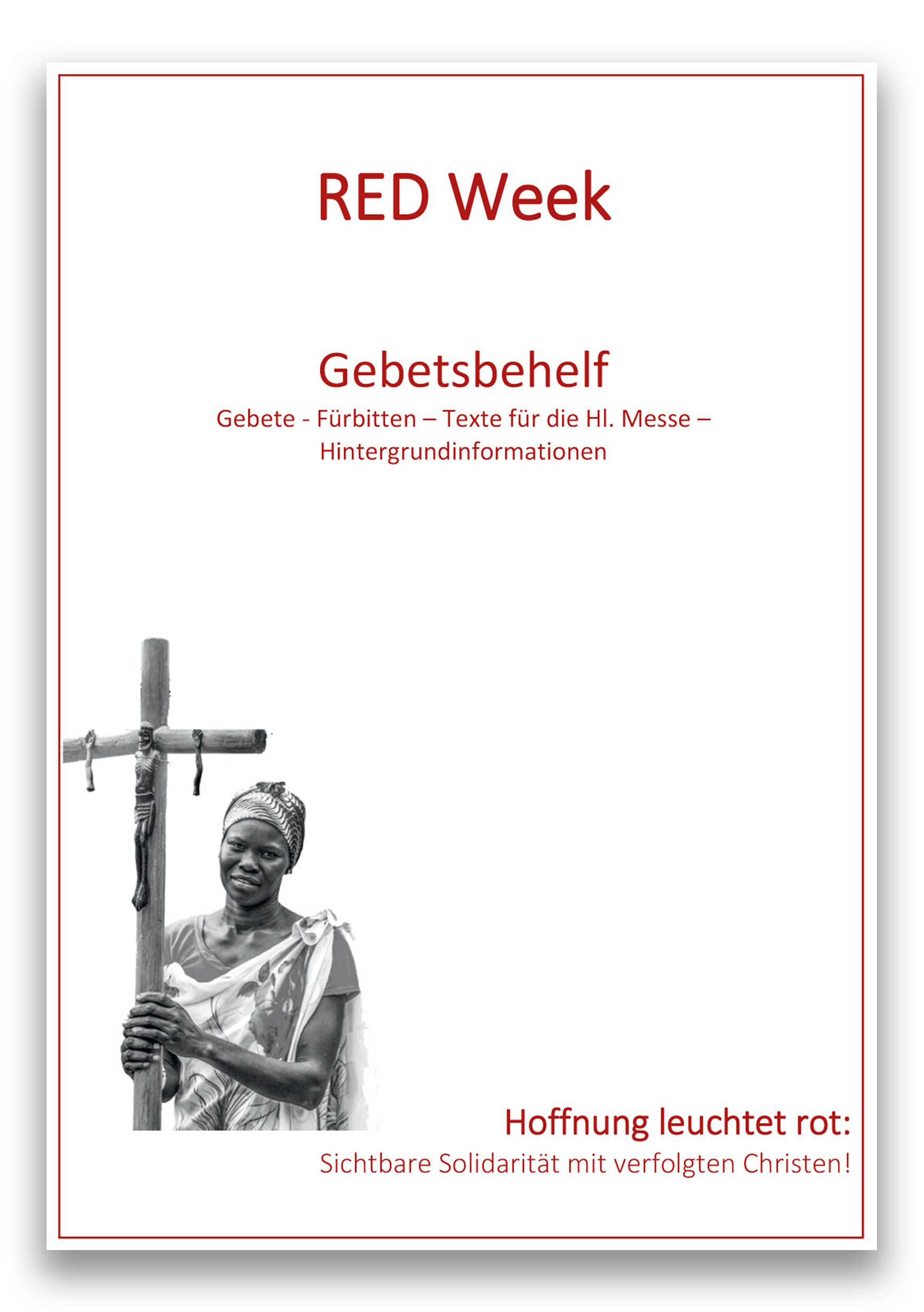 Red Week Gebetsbehelf Gottesdienstbehelf
